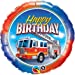 18'' Fire Truck Birthday Foil Balloon