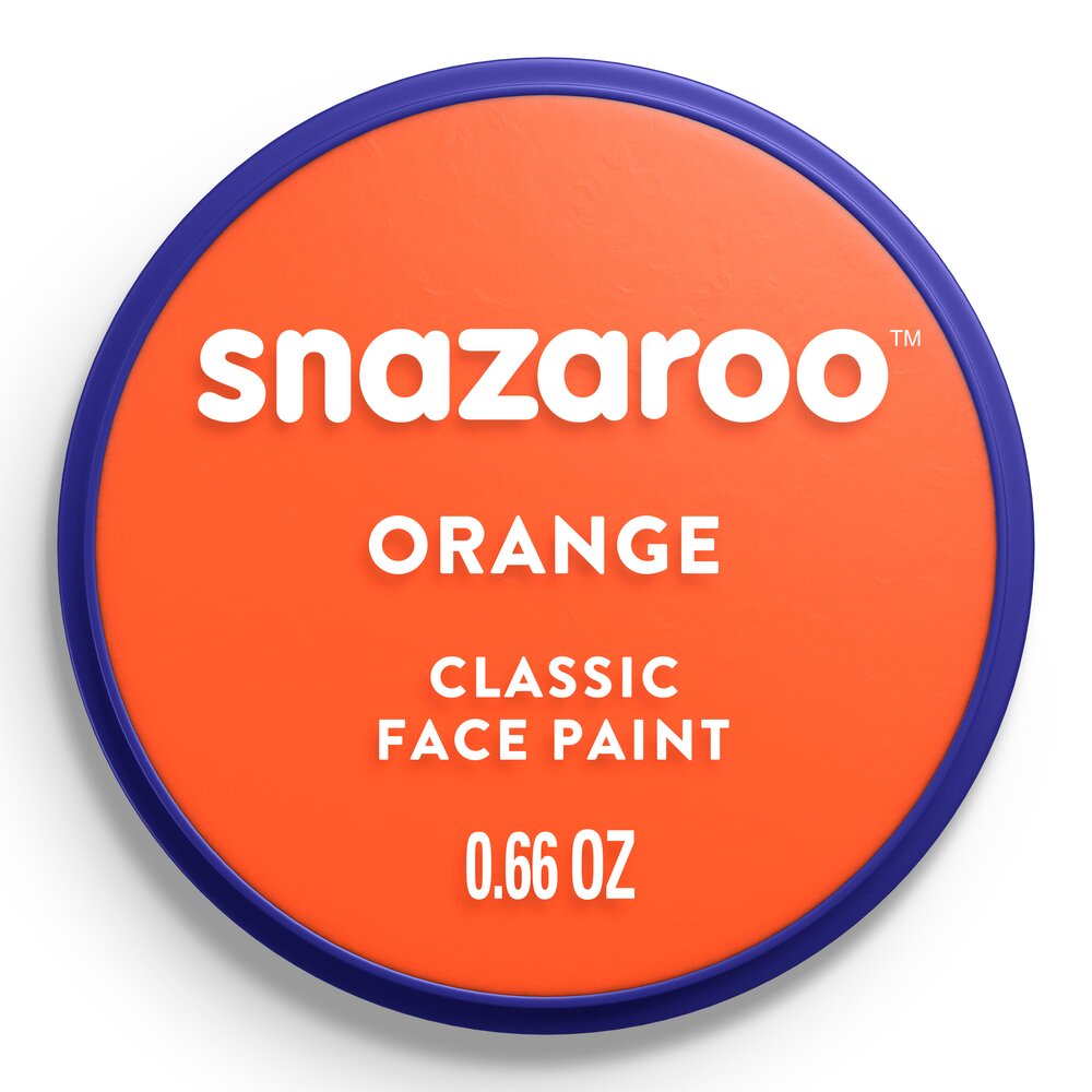 Snazaroo Classic Face Paint 18ml - Orange 