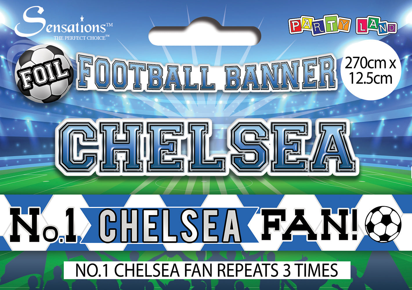 No 1 Chelsea Fan Foil Banner