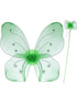 Butterfly Wings & Wand, Green