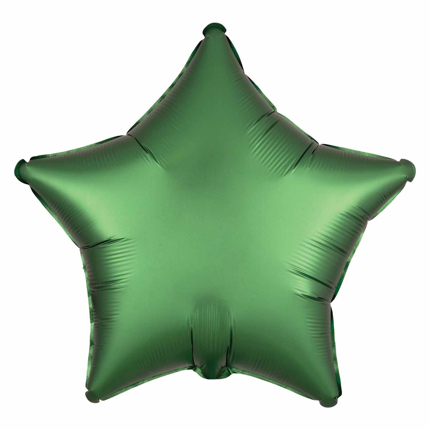 Satin Luxe Emerald Star Standard 19" Foil Balloon