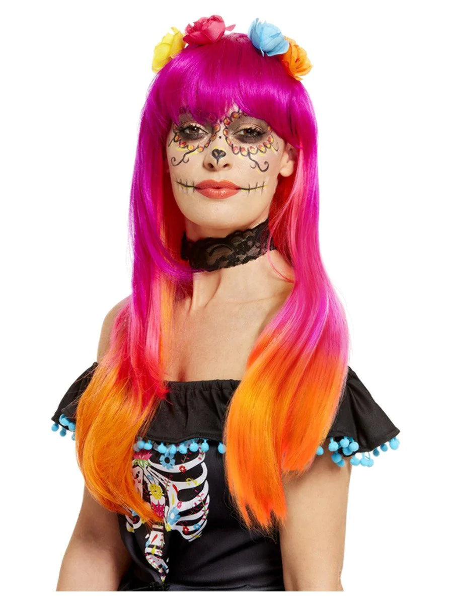 Deluxe Day of the Dead Wig