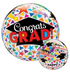 Congrats Grad, Hats and Triangles Orbz Balloon 22"
