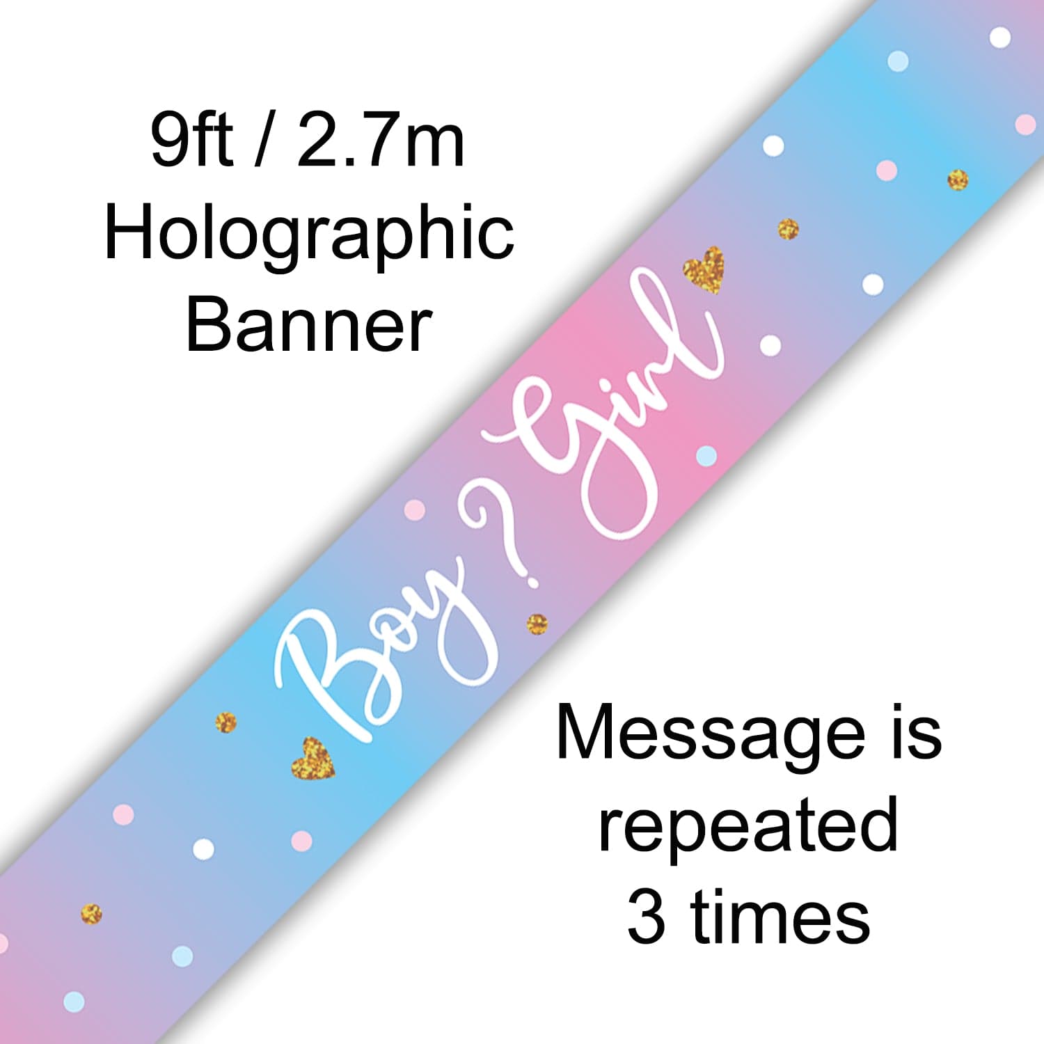 Boy or Girl Gender Reveal Banner
