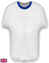24'' White and Blue Sport Shirt / Football Shirt Foil Balloon