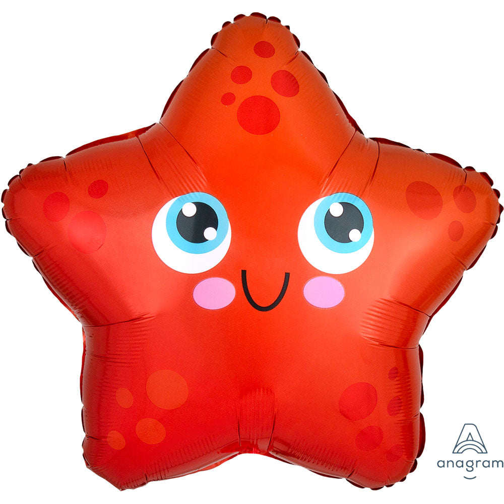 17' Starfish Standard Shape Foil Balloon