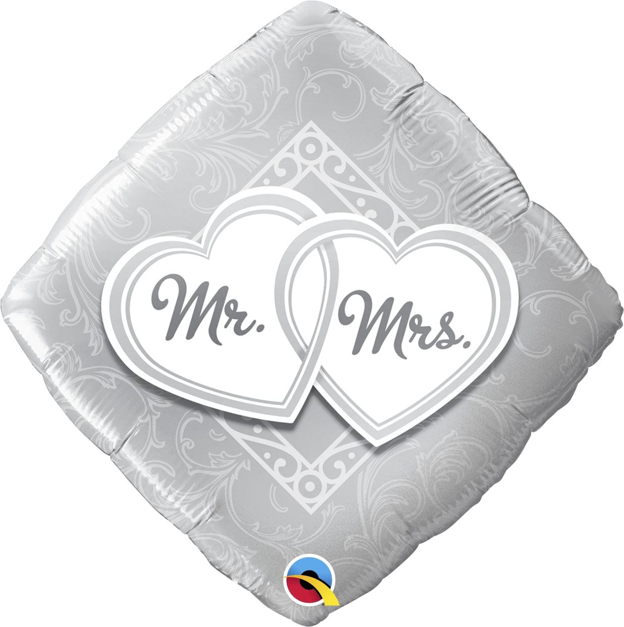 Mr & Mrs Diamond Shape Foil Balloon