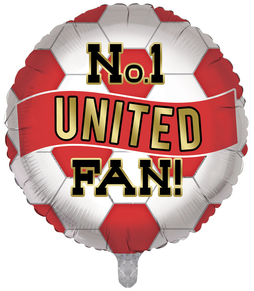 United No 1 Fan Birthday 18 Inch Foil Balloon