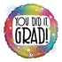 You Did It Grad! 18" Foil Balloon