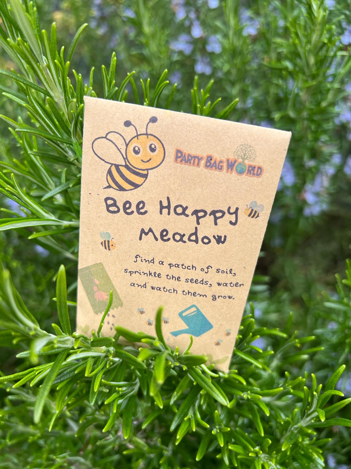 Wildlife Seeds, Party Bag Favors - Bee Happy