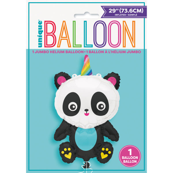 29" Giant Pandacorn Foil Balloon 