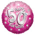 Pink Sparkle Happy 50th Birthday