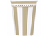 Gold & White Stripes Paper Cups 8pk