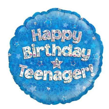 18'' Happy Birthday Teenager Foil Balloon