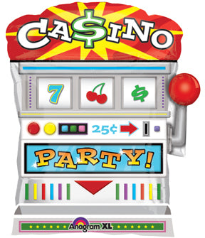 27'' Casino Slot Machine SuperShape Foil Balloon