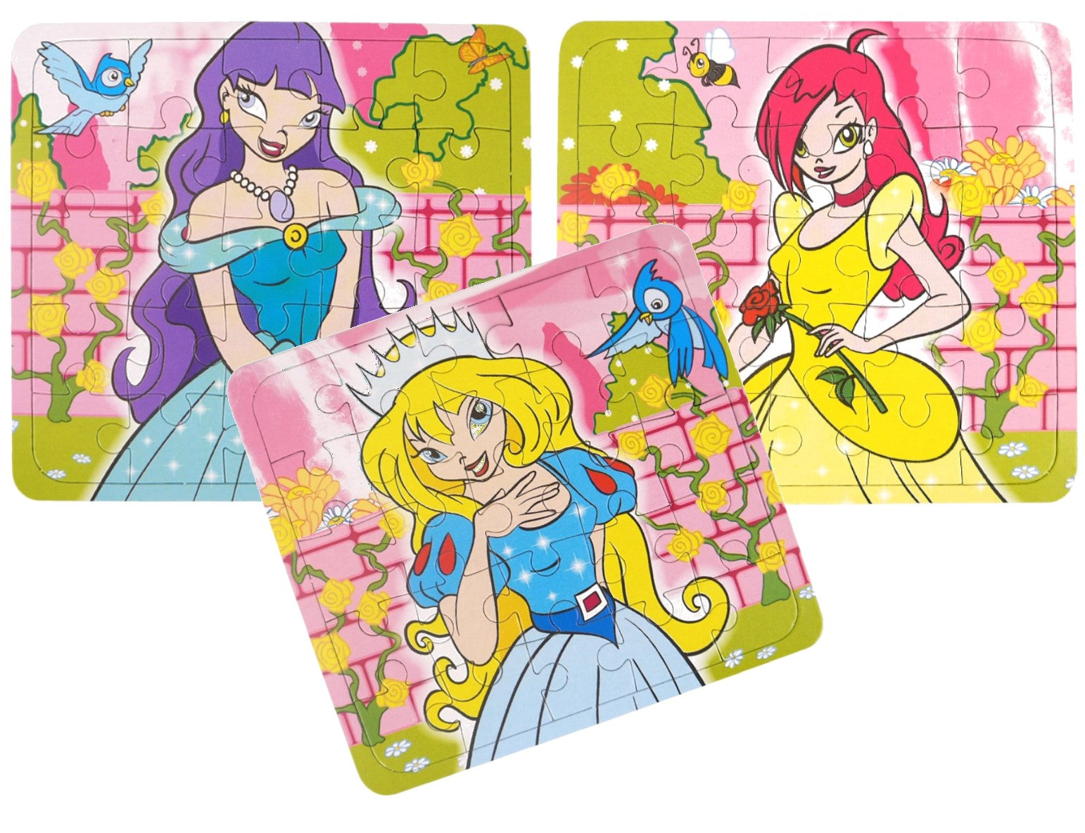 Princess Themed Jigsaw Puzzle Party Bag Favour