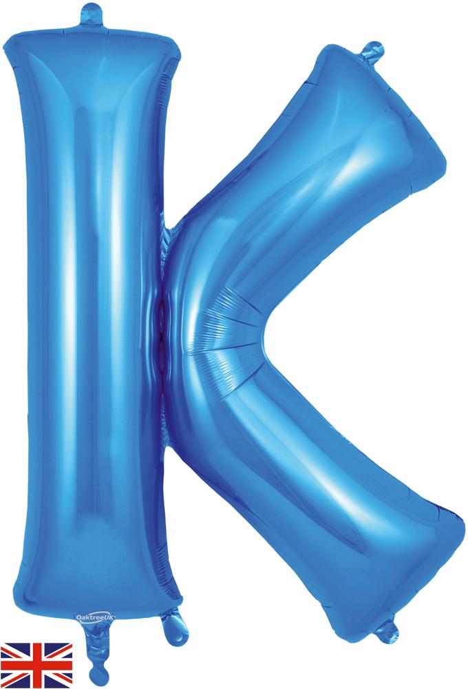 Blue Letter K 34"