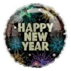 18'' FOIL BALLOON MIDNIGHT MARQUEE HAPPY NEW YEAR