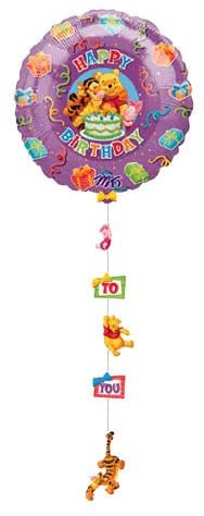Winnie the Pooh Happy Birthday Drop a Line