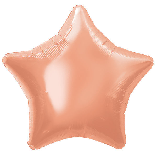 Rose Gold Star Foil Balloon 20''