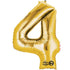 Number 4 Gold Minishape 16"