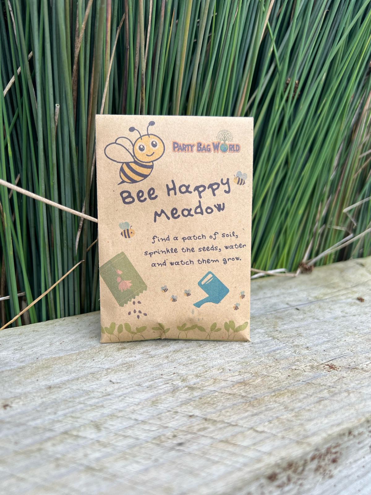 Wildlife Seeds, Party Bag Favors - Bee Happy