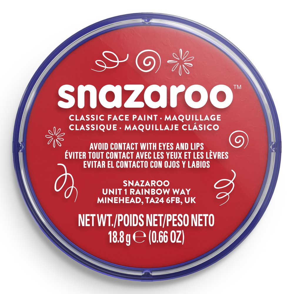 Snazaroo Classic Colour 18ml - Bright Red