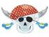 Pirate Head 28" Foil Balloon