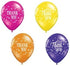 11'' Assorted Thank You 25pk