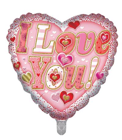 I Love You 18" Foil Heart Balloon