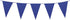 10m Royal Blue Flag Bunting