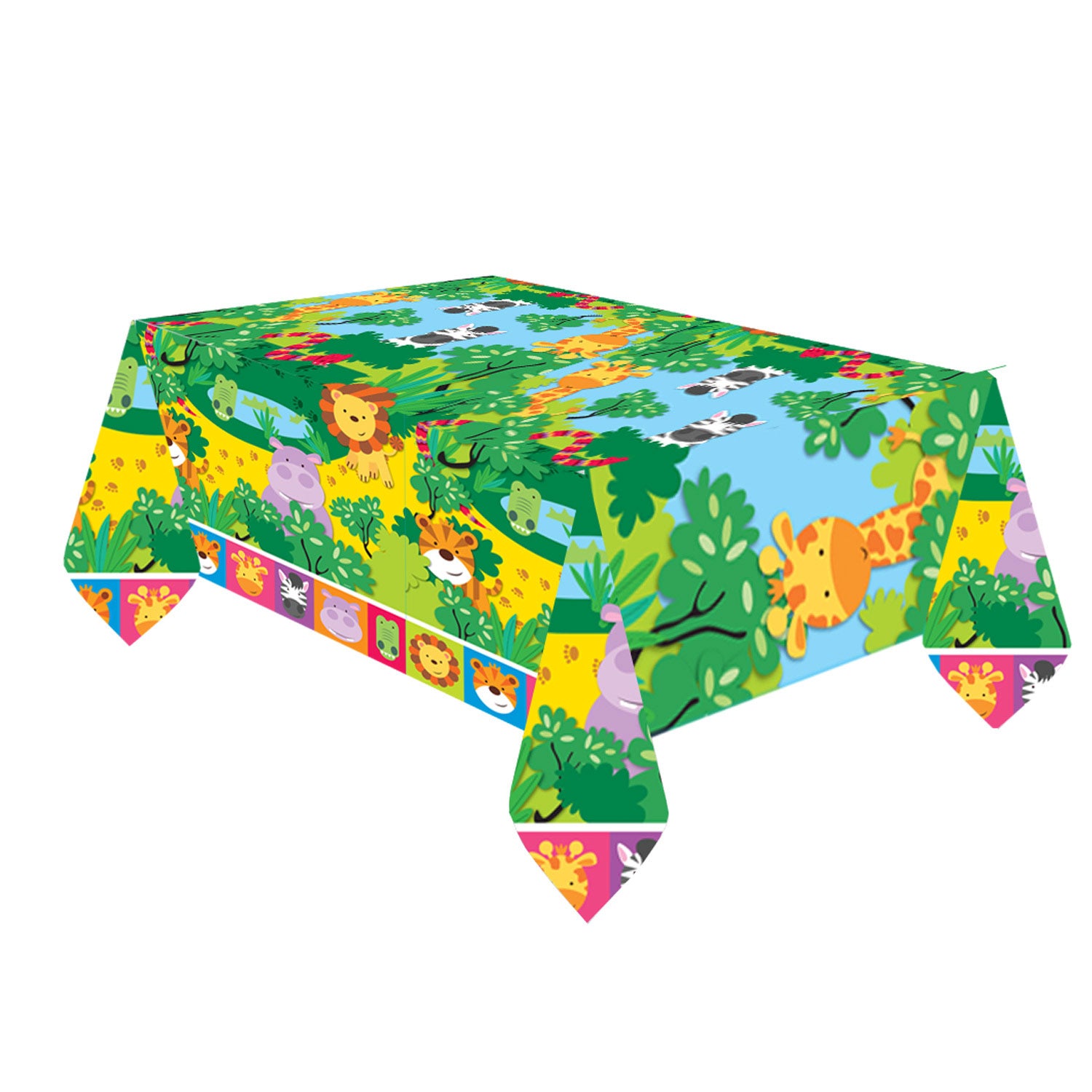 Jungle Friends Table Cover