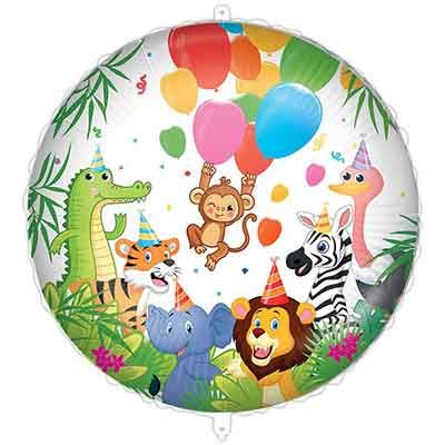 Jungle animals 18 Inch Foil Balloon