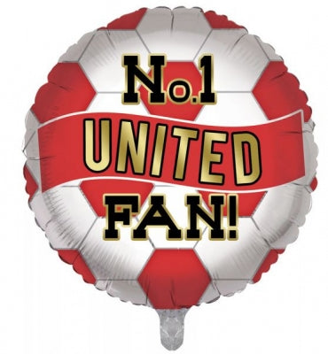 No1 United Fan 18" Foil Balloon