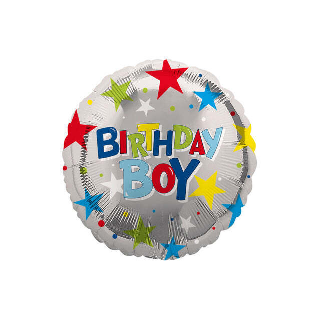Happy Birthday Boy Foil Balloon  18" Foil