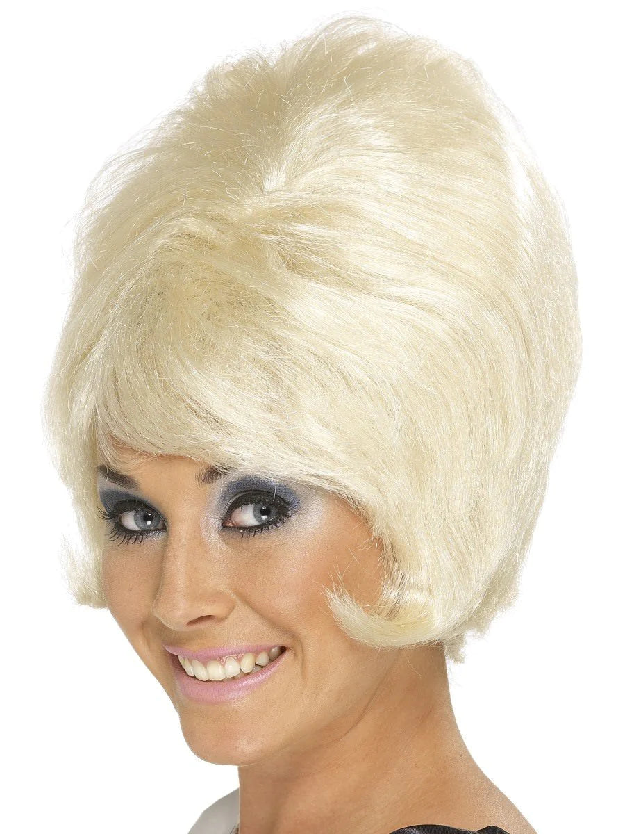 60s Beehive Wig - Blonde