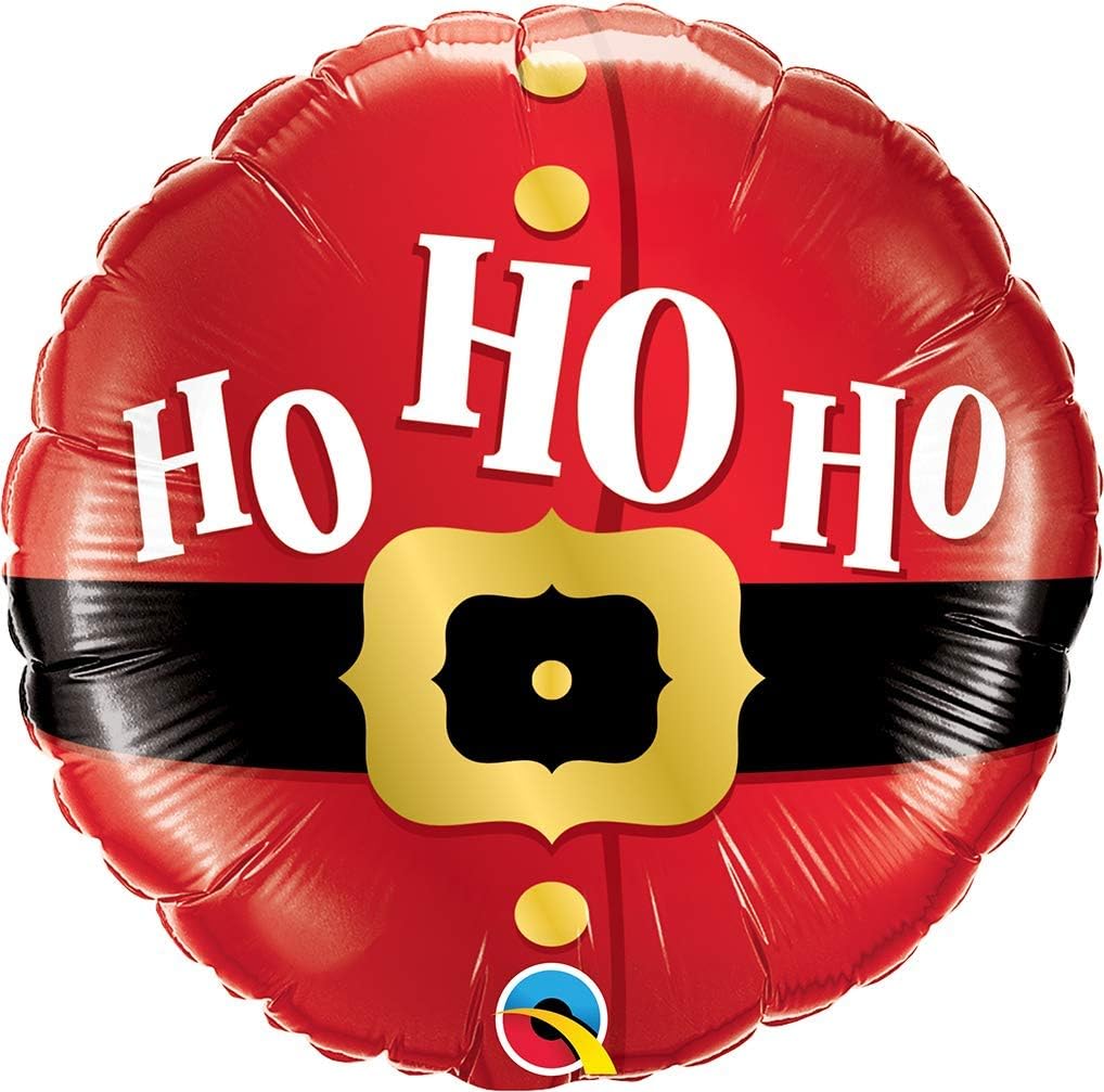 18'' Foil Ho Ho Ho Santa's Belt Foil Balloon