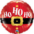 18'' Foil Ho Ho Ho Santa's Belt Foil Balloon