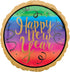 18'' Colourful New Year Foil Balloon