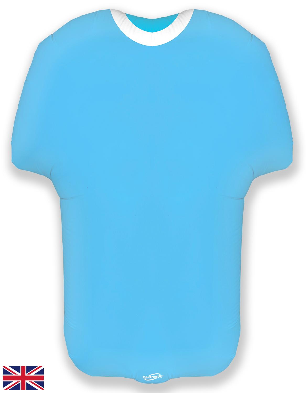 24'' Light Blue Sport Shirt / Football Shirt Foil Balloon