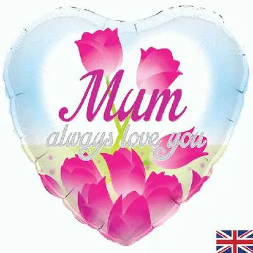 18'' 'Mum always Love You' Foil Balloon