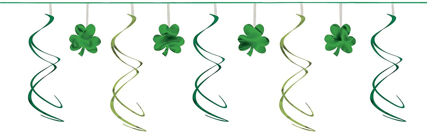 SHAMROCK SWIRL GARLAND 3.65M