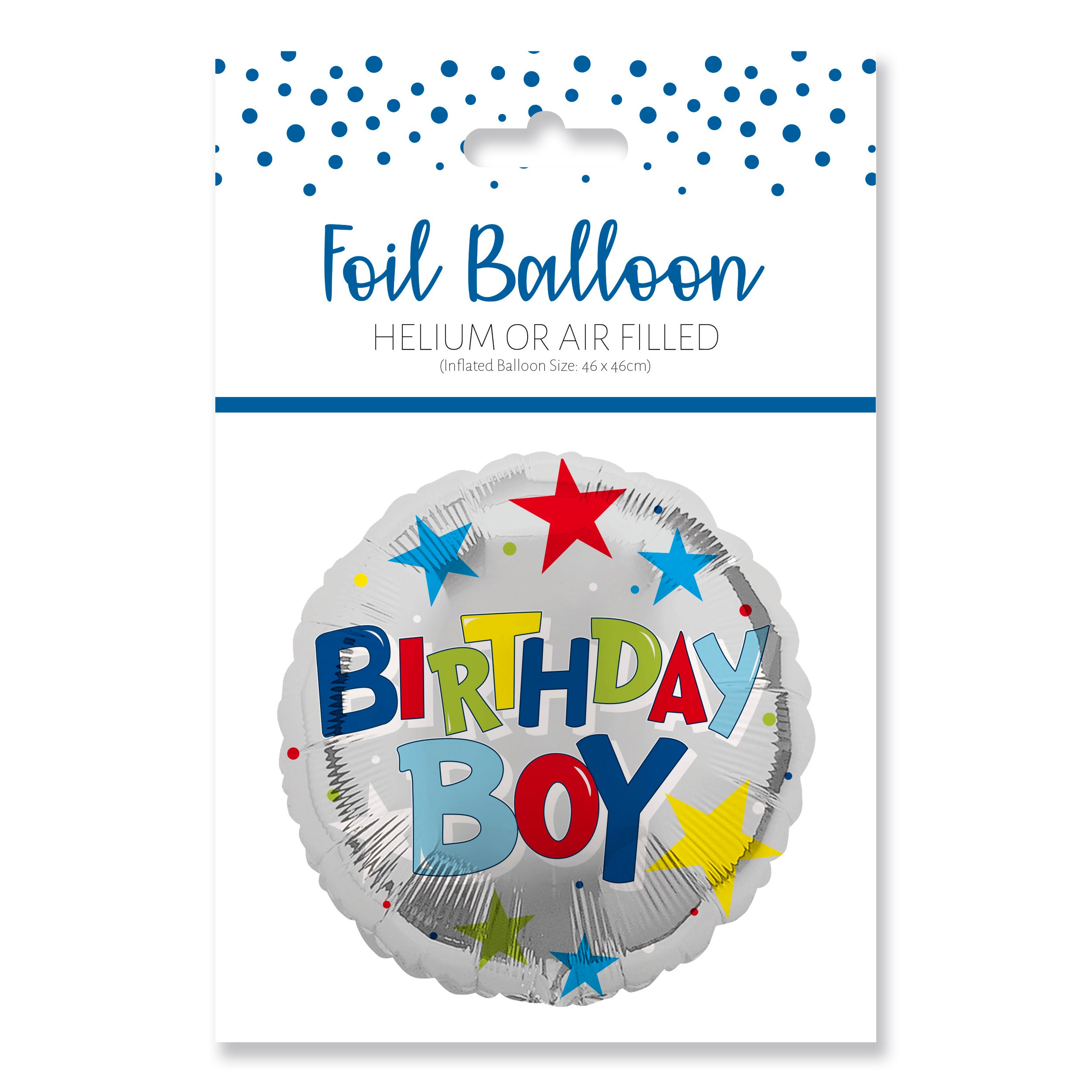 Happy Birthday Boy Foil Balloon  18" Foil