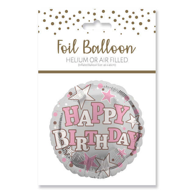 Happy Birthday Female Foil Balloon  18" Foil