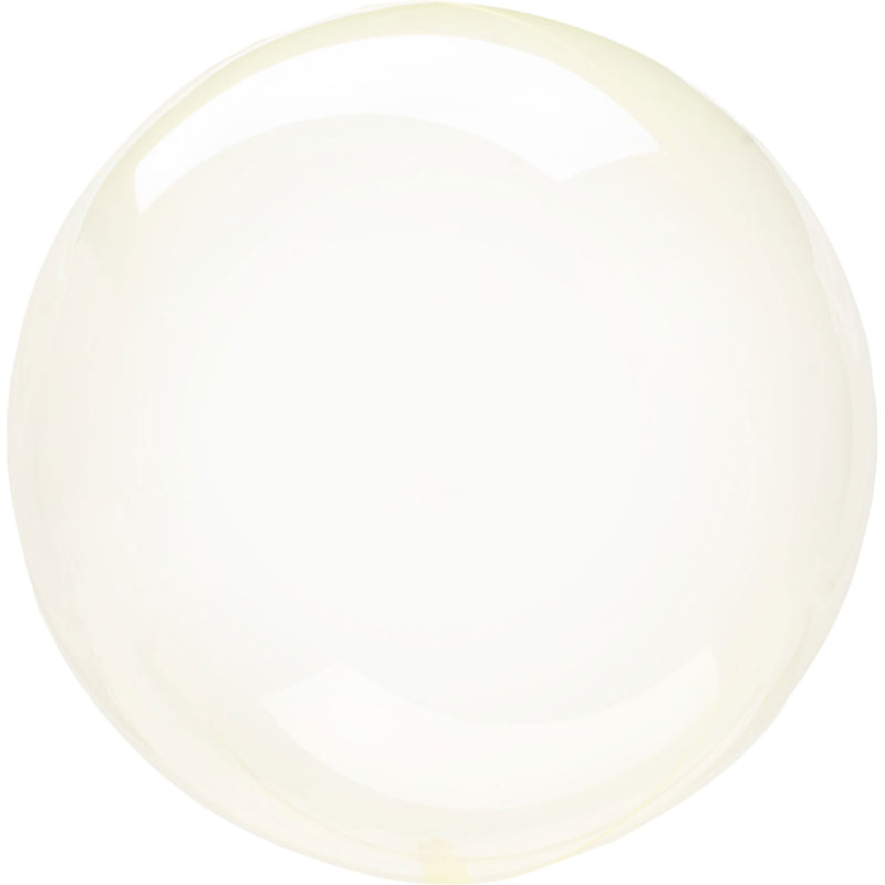 18'' Clearz Crystal Yellow Orbz Foil Balloon (Anagram)