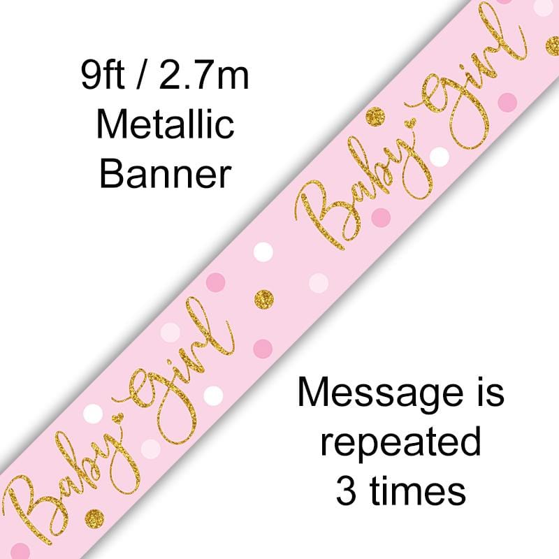 Baby Girl / Baby Shower Banner