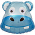 14'' HAPPY HIPPO HEAD AIR FILL BALLOON