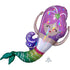 41'' Mermaid Iridescent SuperShape Balloon