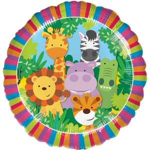 Jungle and Friends Foil Balloon
