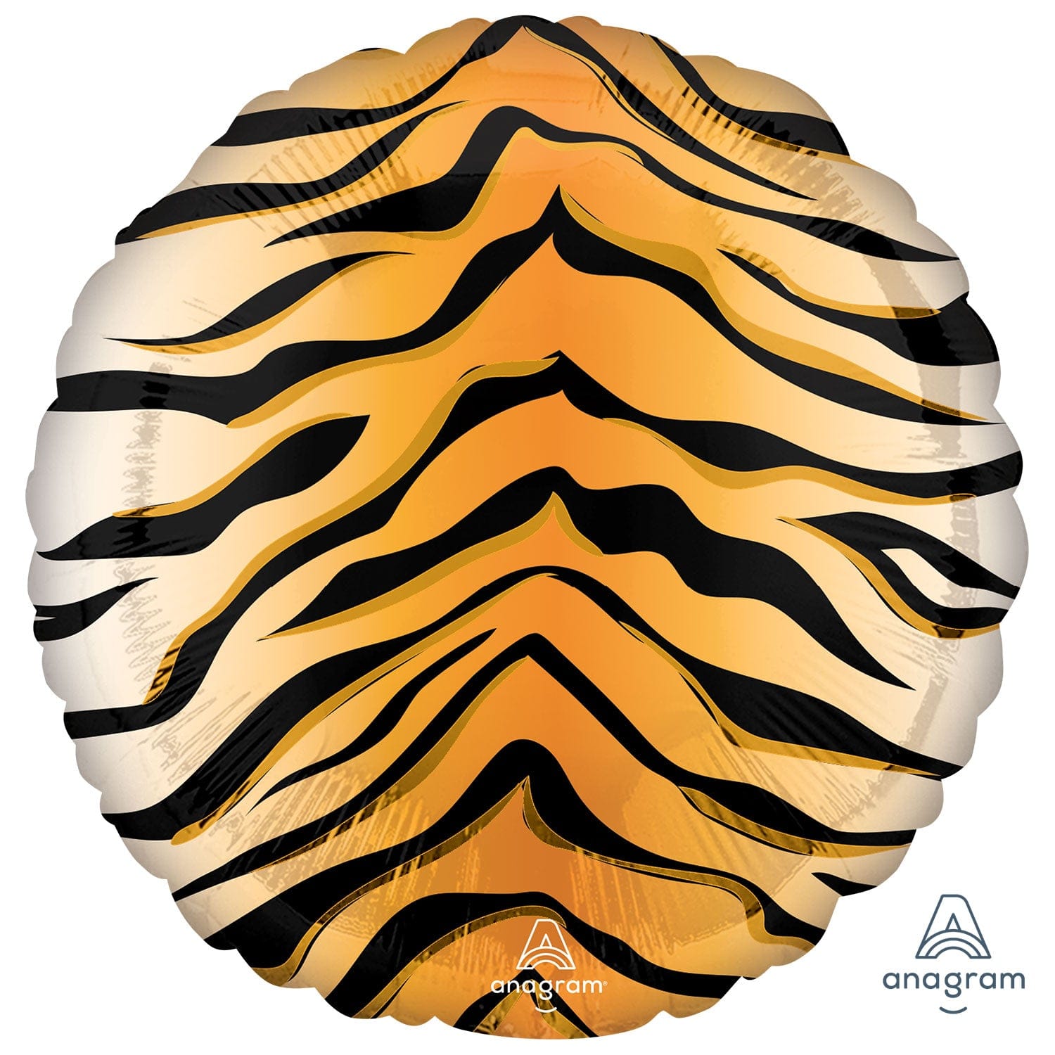 Animalz Tiger Print Standard 17" Foil Balloon